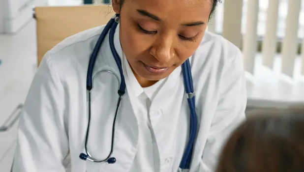 An image of a female doctor